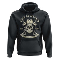Gulf of Mexico Pirate Sugar Skull Hoodie Est 1550 Stay Salty And Resist