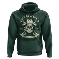 Gulf of Mexico Pirate Sugar Skull Hoodie Est 1550 Stay Salty And Resist