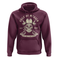 Gulf of Mexico Pirate Sugar Skull Hoodie Est 1550 Stay Salty And Resist