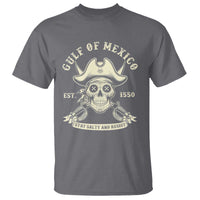 Gulf of Mexico Pirate Sugar Skull T Shirt Est 1550 Stay Salty And Resist