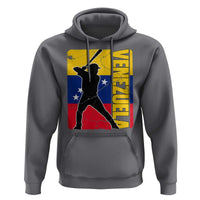 Venezuela Baseball Pride Vintage Flag Hoodie Venezuelan Sports Fan Gift for Latino Beisbol Lovers
