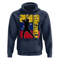 Venezuela Baseball Pride Vintage Flag Hoodie Venezuelan Sports Fan Gift for Latino Beisbol Lovers