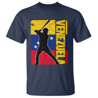 Venezuela Baseball Pride Vintage Flag T Shirt Venezuelan Sports Fan Gift for Latino Beisbol Lovers