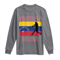Venezuela Beisbol Flag Long Sleeve Shirt Venezuelan Baseball Pride Latino Sports Fans