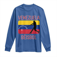 Venezuela Beisbol Flag Long Sleeve Shirt Venezuelan Baseball Pride Latino Sports Fans