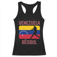 Venezuela Beisbol Flag Racerback Tank Top Venezuelan Baseball Pride Latino Sports Fans