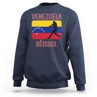 Venezuela Beisbol Flag Sweatshirt Venezuelan Baseball Pride Latino Sports Fans