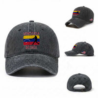 Venezuela Beisbol Flag Washed Cotton Baseball Cap Venezuelan Baseball Pride Latino Sports Fans