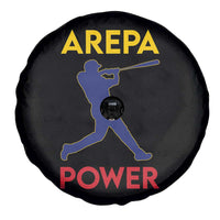 Arepa Power Baseball Batter Silhouette Spare Tire Cover Venezuelan Pride Beisbol for Baseball Fans