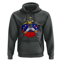 Venezuela Baseball Pitcher Skeleton Hoodie Venezuelan Flag Venezuela Pride Sports Fans