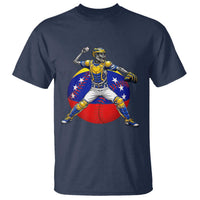 Venezuela Baseball Pitcher Skeleton T Shirt Venezuelan Flag Venezuela Pride Sports Fans