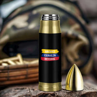 Arepas Cerveza Beisbol Venezuela Things Bullet Tumbler Funny Latino Food Beer and Baseball Pride