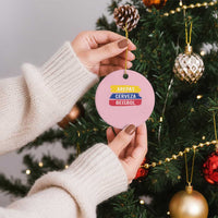 Arepas Cerveza Beisbol Venezuela Things Ceramic Ornament Funny Latino Food Beer and Baseball Pride