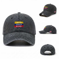 Arepas Cerveza Beisbol Venezuela Things Washed Cotton Baseball Cap Funny Latino Food Beer and Baseball Pride