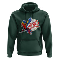 Venezuela Baseball Flying Scarlet Macaw and Ball Hoodie Ara Macao Guacamaya Venezuelan Pride