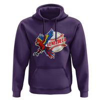 Venezuela Baseball Flying Scarlet Macaw and Ball Hoodie Ara Macao Guacamaya Venezuelan Pride