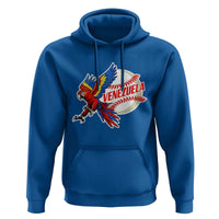 Venezuela Baseball Flying Scarlet Macaw and Ball Hoodie Ara Macao Guacamaya Venezuelan Pride