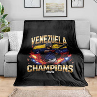 Venezuela Champions 2026 Throw Blanket Beisbol Venezuelan Pride Flag Baseball Fans