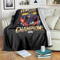Venezuela Champions 2026 Throw Blanket Beisbol Venezuelan Pride Flag Baseball Fans