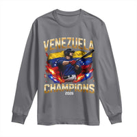 Venezuela Champions 2026 Long Sleeve Shirt Beisbol Venezuelan Pride Flag Baseball Fans