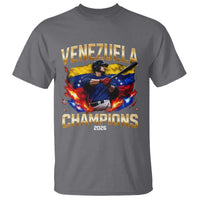 Venezuela Champions 2026 T Shirt Beisbol Venezuelan Pride Flag Baseball Fans