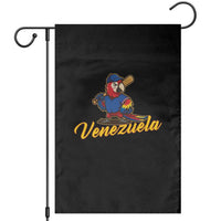 Venezuela Guacamaya Macaw Baseball Garden Flag Venezuelan Pride Latino Beisbol Fans