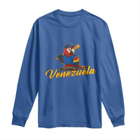 Venezuela Guacamaya Macaw Baseball Long Sleeve Shirt Venezuelan Pride Latino Beisbol Fans