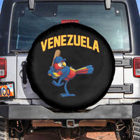 Venezuela Baseball Macaw Batter Spare Tire Cover Ara Macao Guacamaya Venezuelan Pride