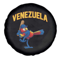 Venezuela Baseball Macaw Batter Spare Tire Cover Ara Macao Guacamaya Venezuelan Pride