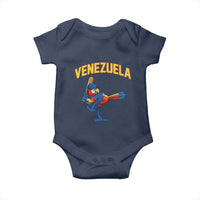 Venezuela Baseball Macaw Batter Baby Onesie Ara Macao Guacamaya Venezuelan Pride