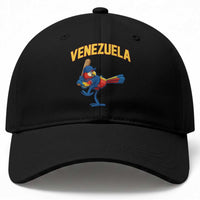 Venezuela Baseball Macaw Batter Baseball Cap Ara Macao Guacamaya Venezuelan Pride