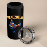 Venezuela Baseball Macaw Batter 4 in 1 Can Cooler Tumbler Ara Macao Guacamaya Venezuelan Pride