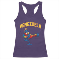 Venezuela Baseball Macaw Batter Racerback Tank Top Ara Macao Guacamaya Venezuelan Pride