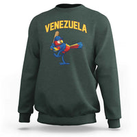 Venezuela Baseball Macaw Batter Sweatshirt Ara Macao Guacamaya Venezuelan Pride