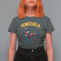 Venezuela Baseball Macaw Batter T Shirt For Women Ara Macao Guacamaya Venezuelan Pride
