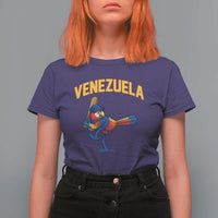 Venezuela Baseball Macaw Batter T Shirt For Women Ara Macao Guacamaya Venezuelan Pride