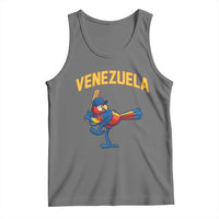 Venezuela Baseball Macaw Batter Tank Top Ara Macao Guacamaya Venezuelan Pride