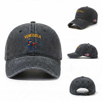 Venezuela Baseball Macaw Batter Washed Cotton Baseball Cap Ara Macao Guacamaya Venezuelan Pride