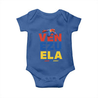 Venezuela Pride Flying Scarlet Macaw Baby Onesie Ara Macao Guacamaya Venezuelan Pride Tropical Bird