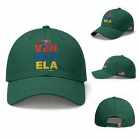 Venezuela Pride Flying Scarlet Macaw Baseball Cap Ara Macao Guacamaya Venezuelan Pride Tropical Bird
