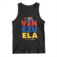 Venezuela Pride Flying Scarlet Macaw Tank Top Ara Macao Guacamaya Venezuelan Pride Tropical Bird