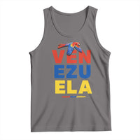 Venezuela Pride Flying Scarlet Macaw Tank Top Ara Macao Guacamaya Venezuelan Pride Tropical Bird