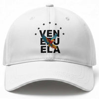 Venezuela Pride Flying Macaw Baseball Cap Ara Macao Guacamaya Venezuelan Pride Tropical Bird