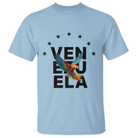 Venezuela Pride Flying Macaw T Shirt Ara Macao Guacamaya Venezuelan Pride Tropical Bird