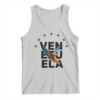 Venezuela Pride Flying Macaw Tank Top Ara Macao Guacamaya Venezuelan Pride Tropical Bird