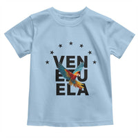Venezuela Pride Flying Macaw Toddler T Shirt Ara Macao Guacamaya Venezuelan Pride Tropical Bird