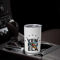 Venezuela Pride Flying Macaw Tumbler Cup Ara Macao Guacamaya Venezuelan Pride Tropical Bird