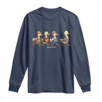 Funny Christian Psalm 23:6 Duck Pun Long Sleeve Shirt Surely Goodness and Mercy Cute Bible Humor Gift