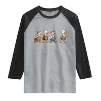 Funny Christian Psalm 23:6 Duck Pun Raglan Shirt Surely Goodness and Mercy Cute Bible Humor Gift