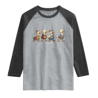 Funny Christian Psalm 23:6 Duck Pun Raglan Shirt Surely Goodness and Mercy Cute Bible Humor Gift